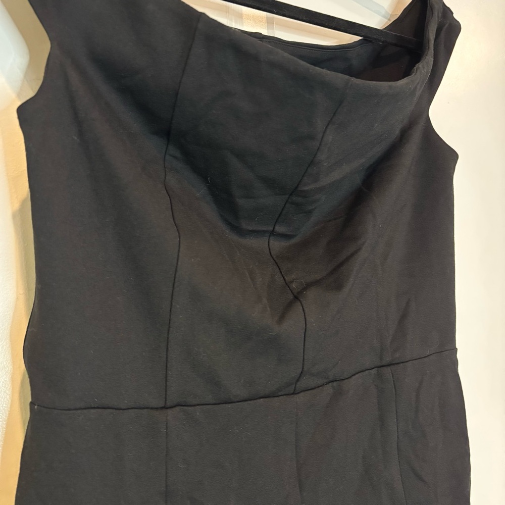Reformation Black Off-Shoulder Slim Jumpsuit - Picture 5 of 13